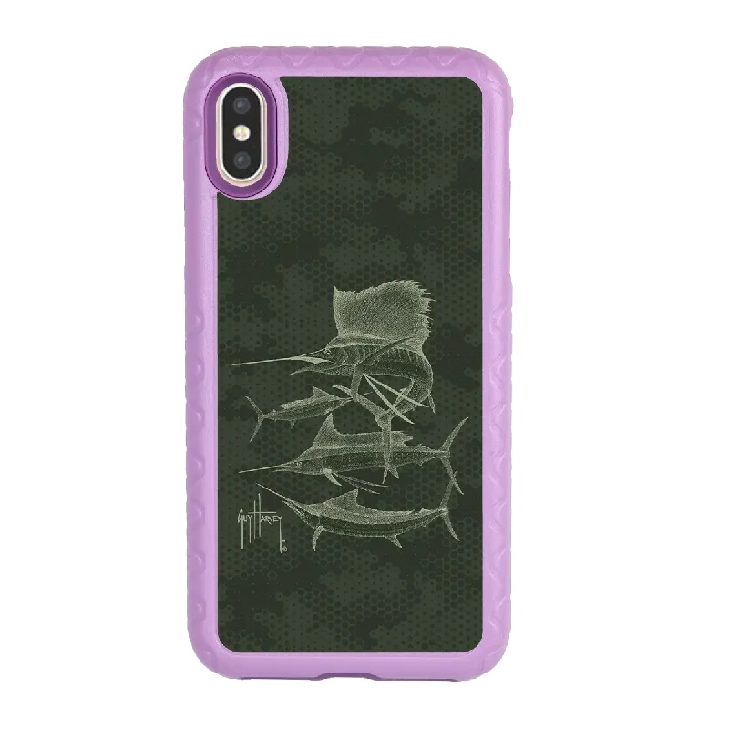 Guy Harvey Fortitude Series for Apple iPhone XS Max - Green Camo