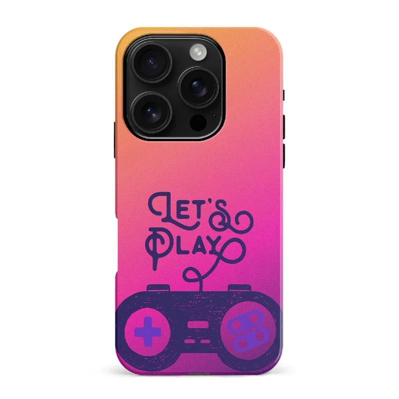 Let's Play Phone Case - Magenta