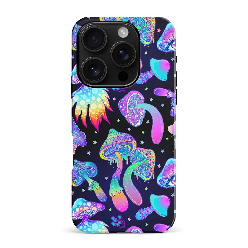 Magic Mushrooms Dark Psychedelic Phone Case