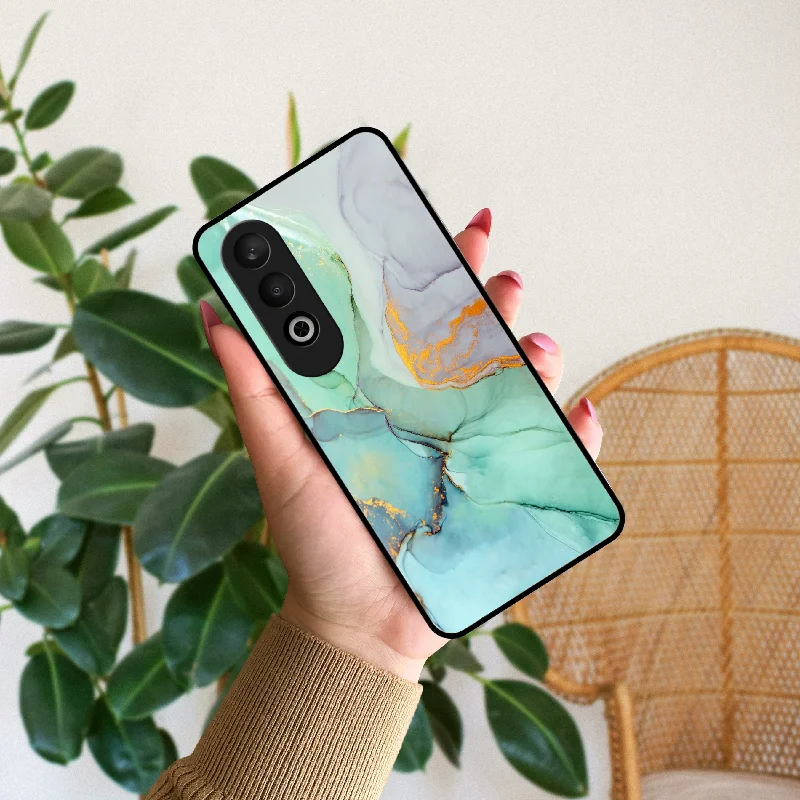 Marble Glass Finish Phone Case And Cover For OnePlus