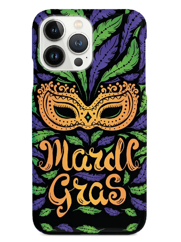 Mardi Gras Mask - Black Case