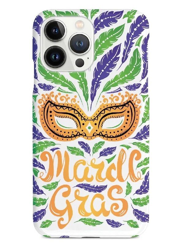 Mardi Gras Mask - White Case