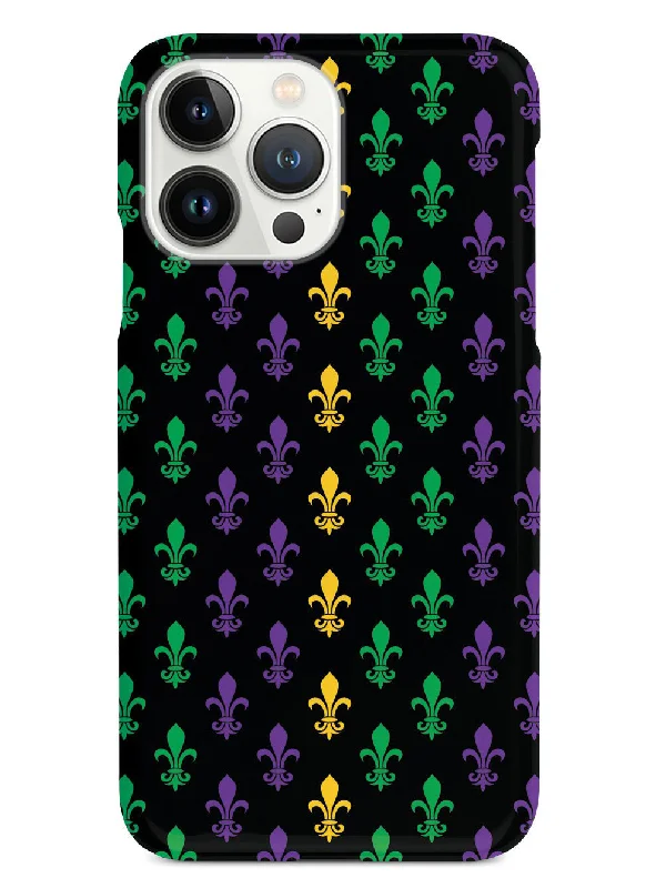 Mardi Gras Pattern - Black Case