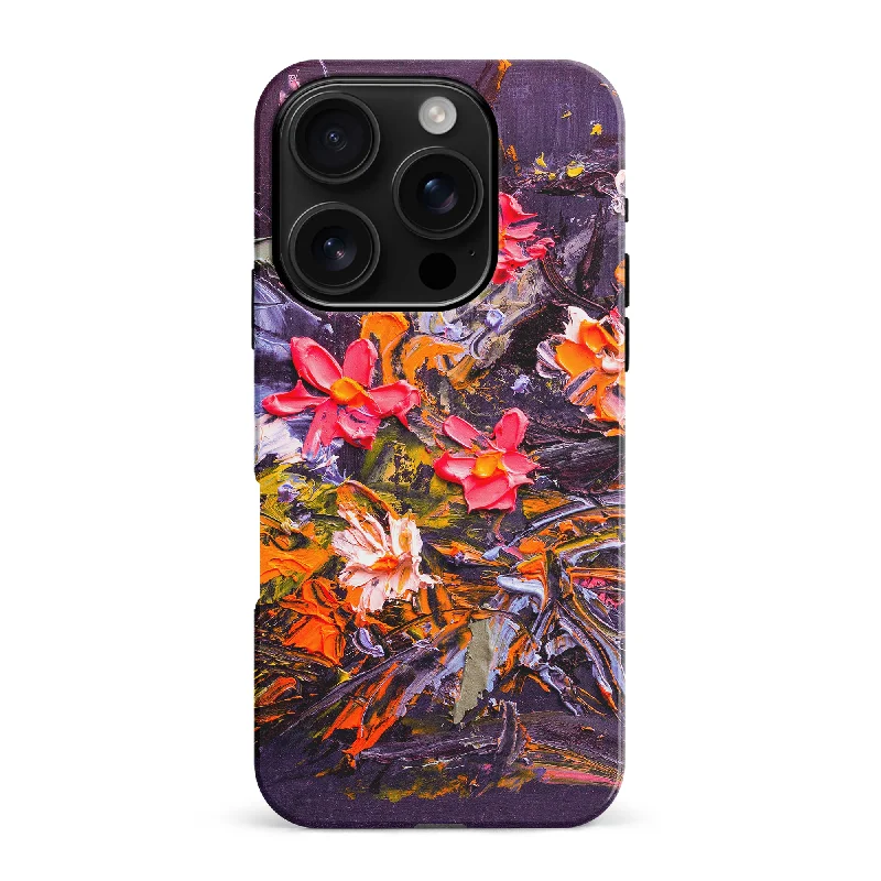 Petal Prism Painted Flowers Phone Case