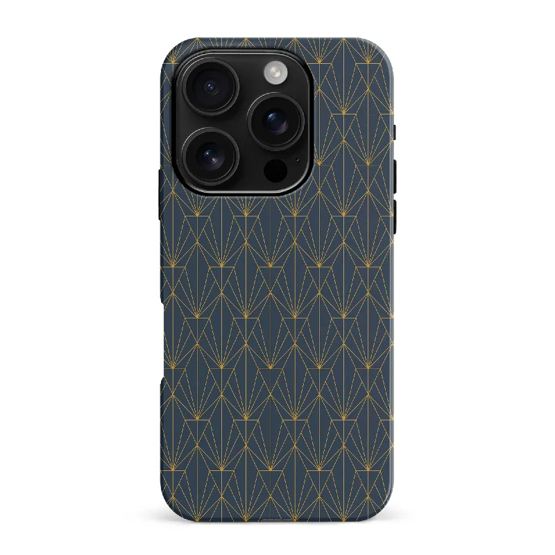 Showcase Art Deco Phone Case - Blue