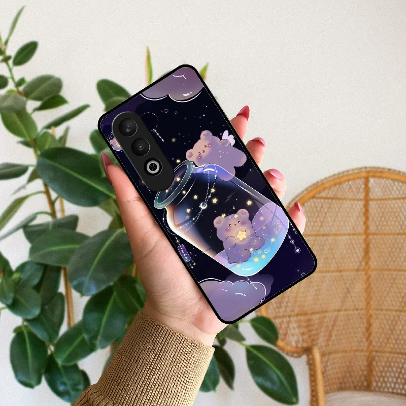 Sky Panda Design Glass Phone Case Cover V2 For OnePlus