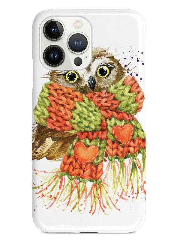 Autumn Owl with Scarf Case