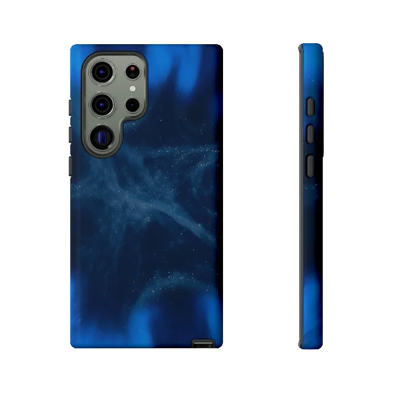 Blue Space Ink Art Android Case - Protective Phone Case