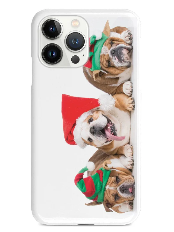 Bulldog Christmas Trio Case