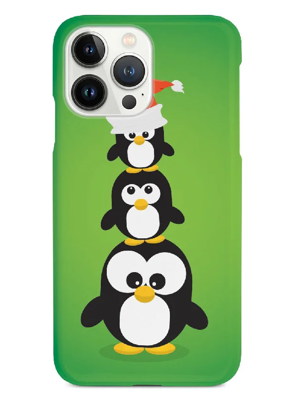 Christmas Penguin Trio - Green Case