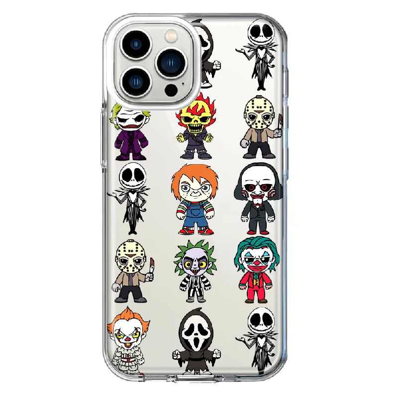 For Apple iPhone 11 Pro Cute Classic Halloween Spooky Cartoon Characters Design Hybrid Protective Phone Case Cover