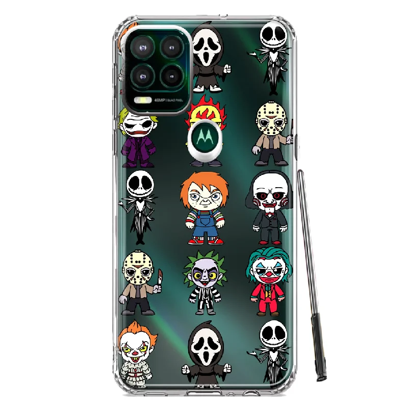 For Motorola Moto G Stylus 5G Cute Classic Halloween Spooky Cartoon Characters Design Hybrid Protective Phone Case Cover