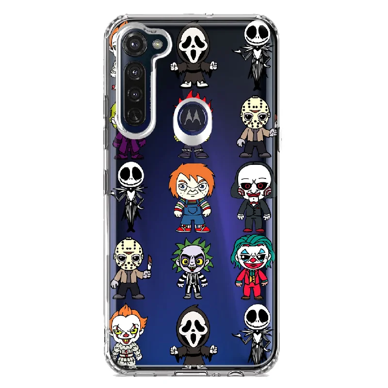 For Motorola Moto G Stylus Cute Classic Halloween Spooky Cartoon Characters Design Hybrid Protective Phone Case Cover