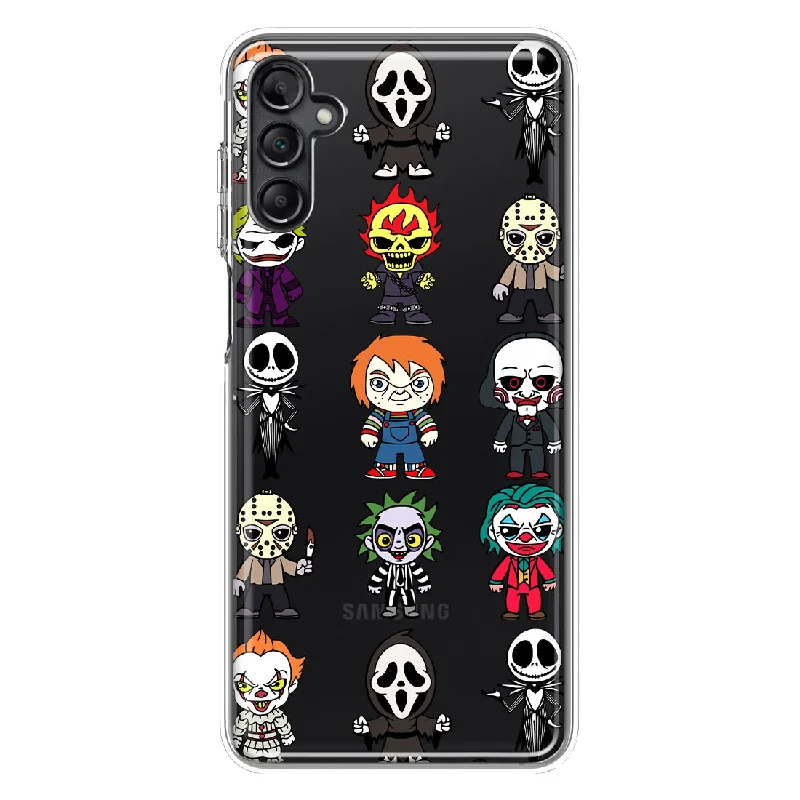 For Samsung Galaxy A13 Cute Classic Halloween Spooky Cartoon Characters Design Hybrid Protective Phone Case Cover