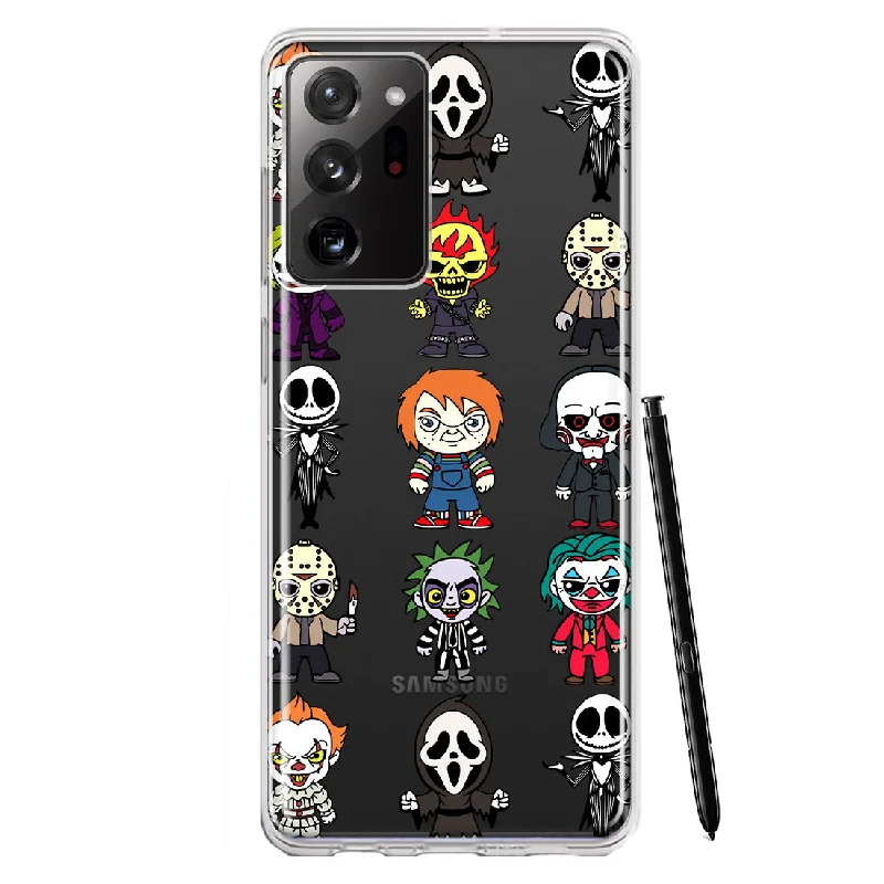 For Samsung Galaxy Note 20 Ultra Cute Classic Halloween Spooky Cartoon Characters Design Hybrid Protective Phone Case Cover