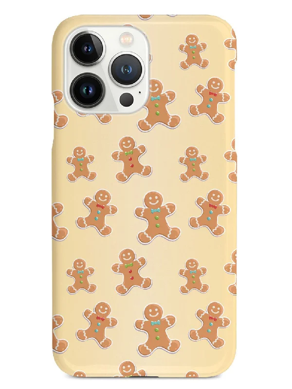 Gingerbread Man Pattern - Black Case