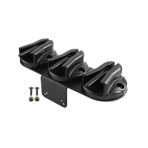 RAM Tough-Box™ Console Triple Microphone Clip Base with 90 Degree Mounting Bracket (RAM-VC-MC3)