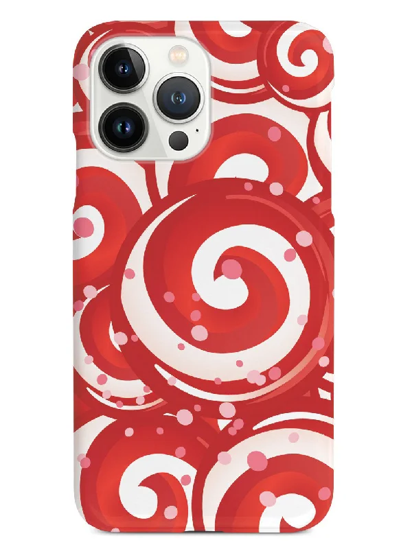 Red Lollipop Swirls Case