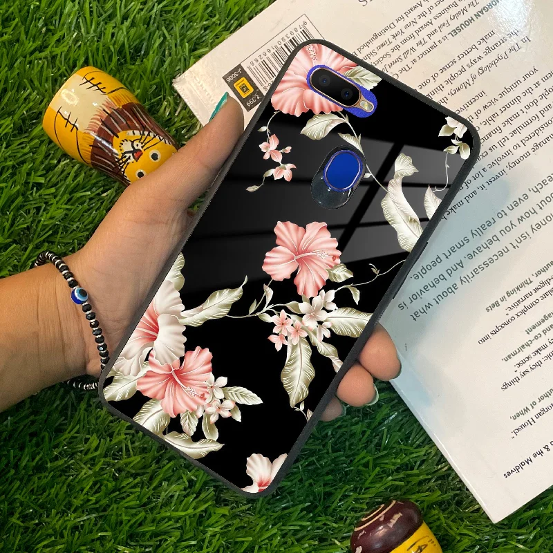 Retro Floral Glass Phone Case And For Oppo