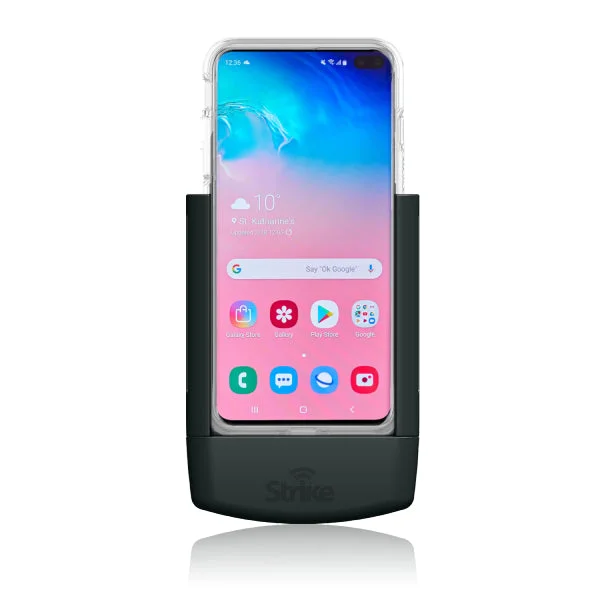 Samsung Galaxy S10 Car Cradle with Strike Case