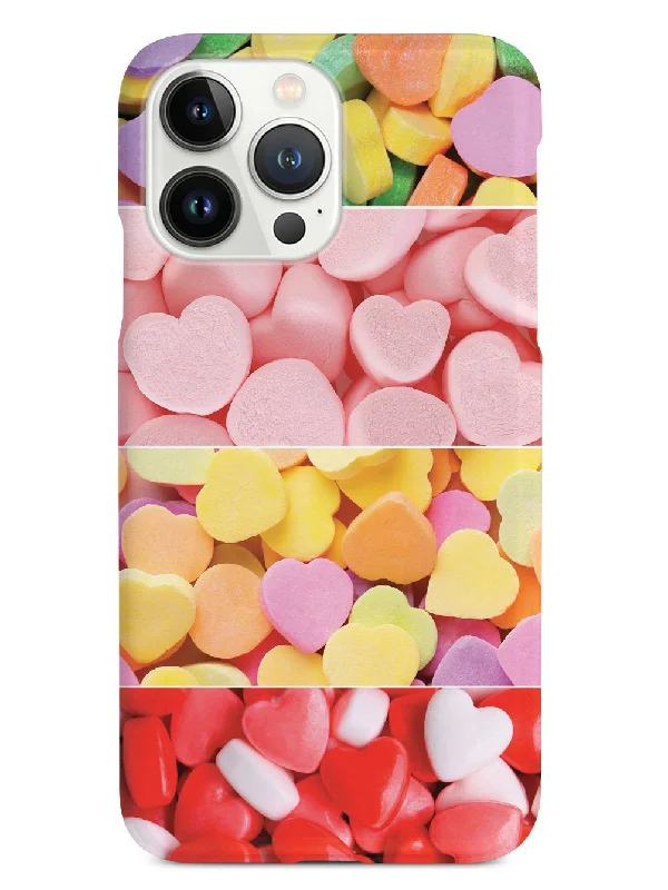 Variety of Candy Hearts Case