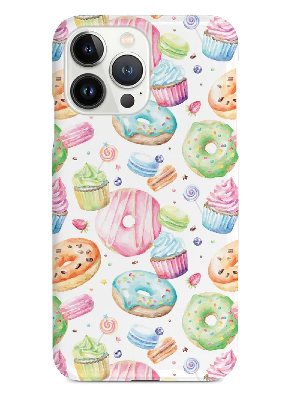 Watercolor Sweet Treats - White Case