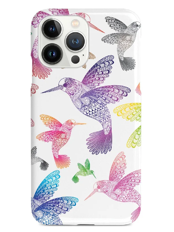 Zentangle Hummingbirds - Multicolor Case