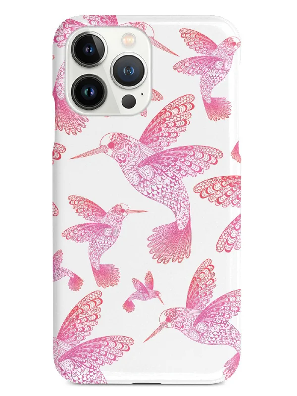 Zentangle Hummingbirds - Pink Case